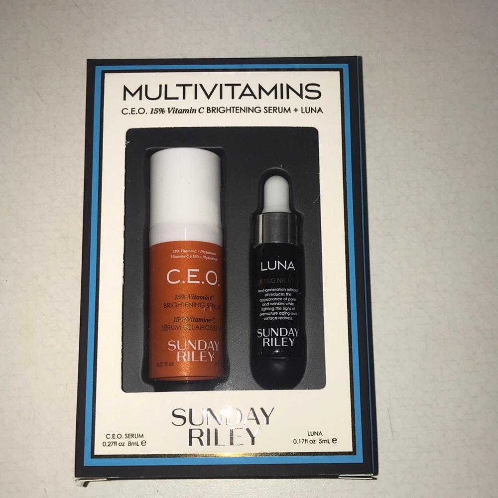 Sunday Riley multivitamins kit